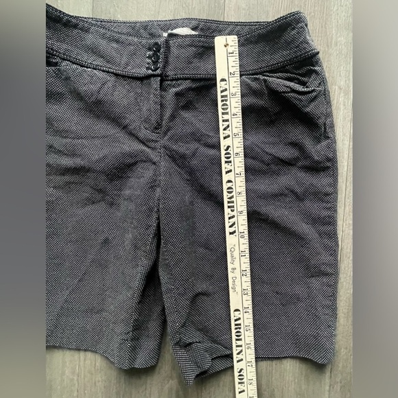 Ann Taylor Black White Dots Casual Shorts Women’s 2 Petite - Picture 7 of 8
